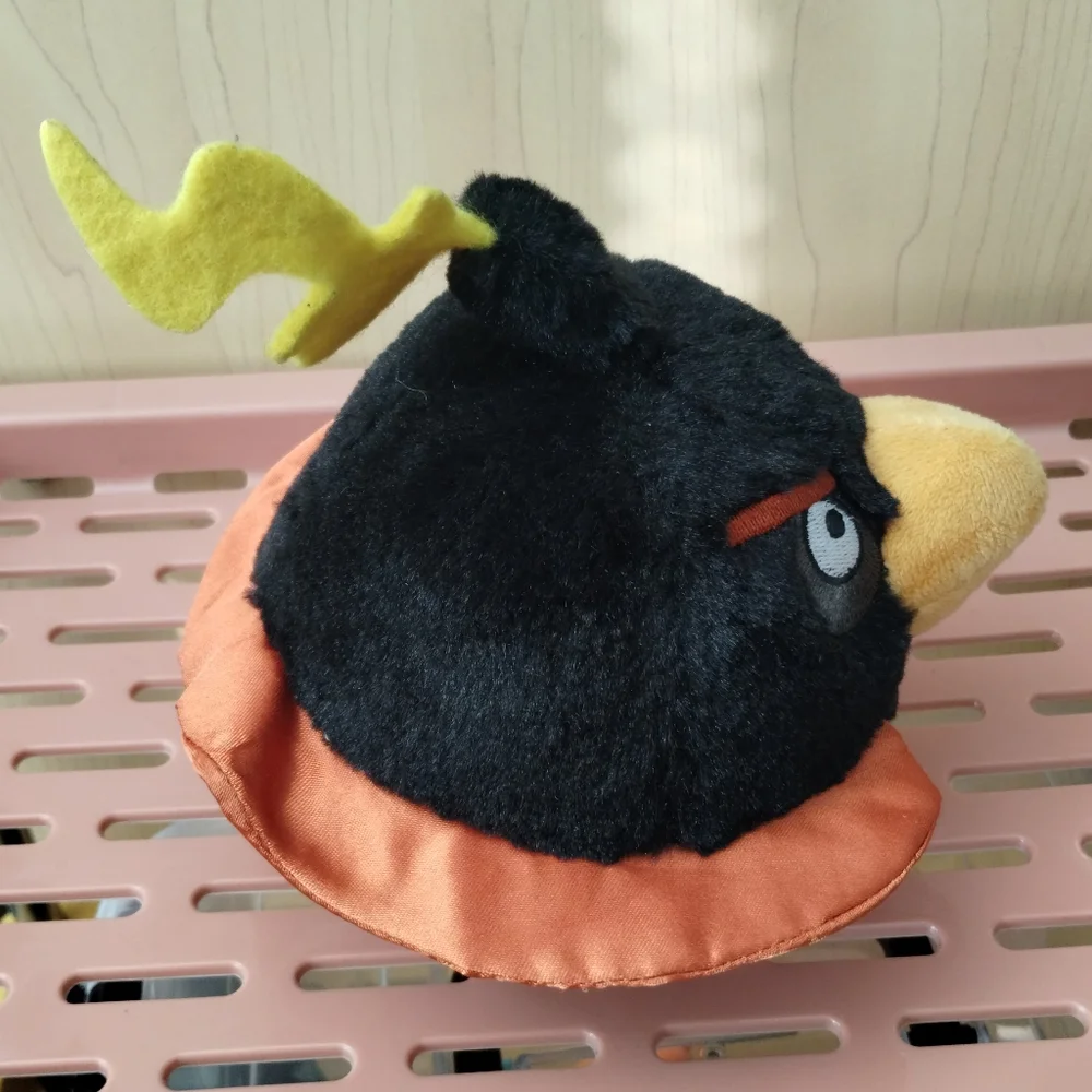 Angry Birds Space Black Bomb 9" Plush Stuffed Animal - Picture 3 of 8